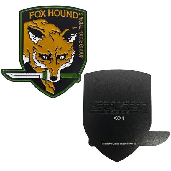 Metal Gear Solid Foxhound Insignia Official MGS Collectible Figurine - Picture 4 of 4